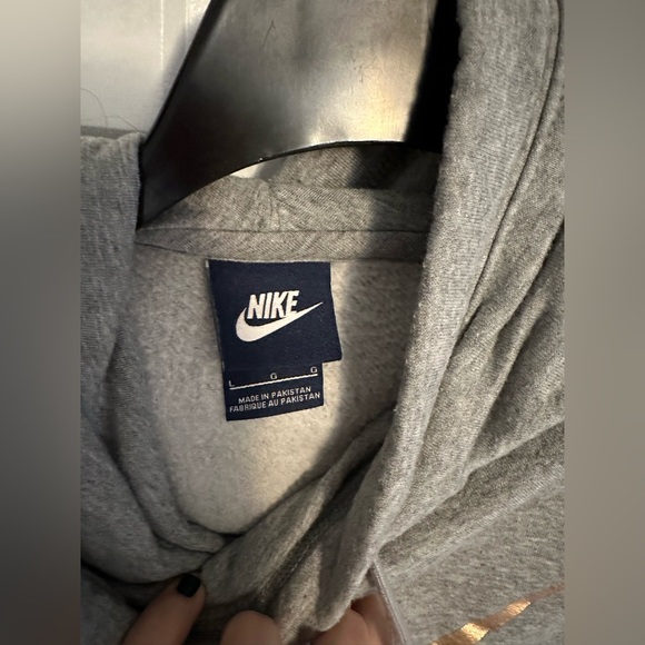 Nike Gray Cowl Hoodie - Picture 6 of 9